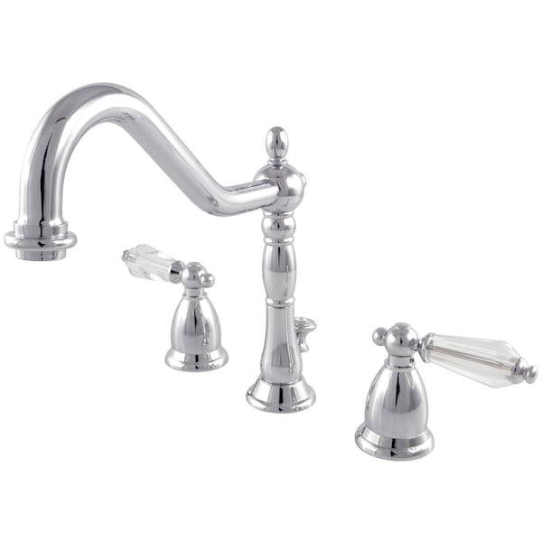 8" Widespread Bathroom Faucet, Chrome